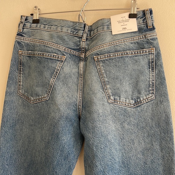 Zara Relaxed Boyfriend Straight Leg | NWT | Size 8 - Picture 10 of 12